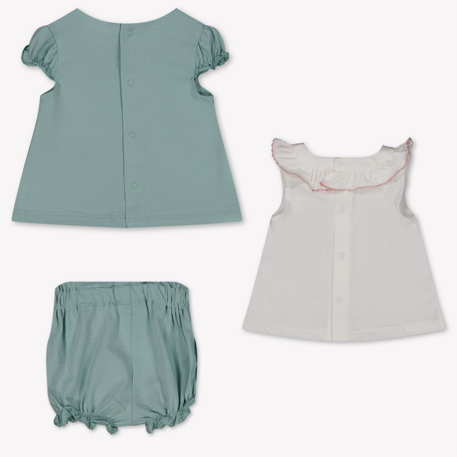 Mayoral Baby Girls Set In Light Green
