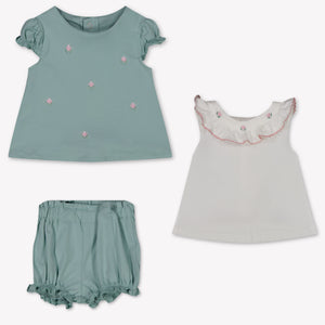 Mayoral Baby Girls Set In Light Green