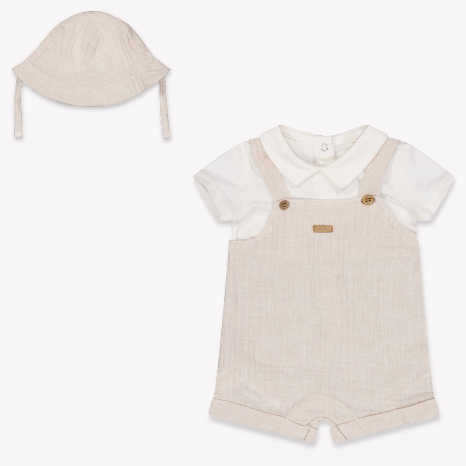 Mayoral Baby Boys Set In Beige