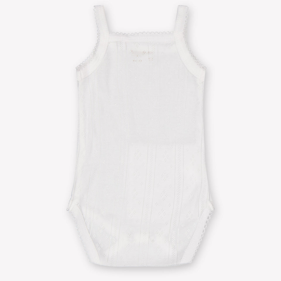 Mayoral Baby Girls Romper In OffWhite
