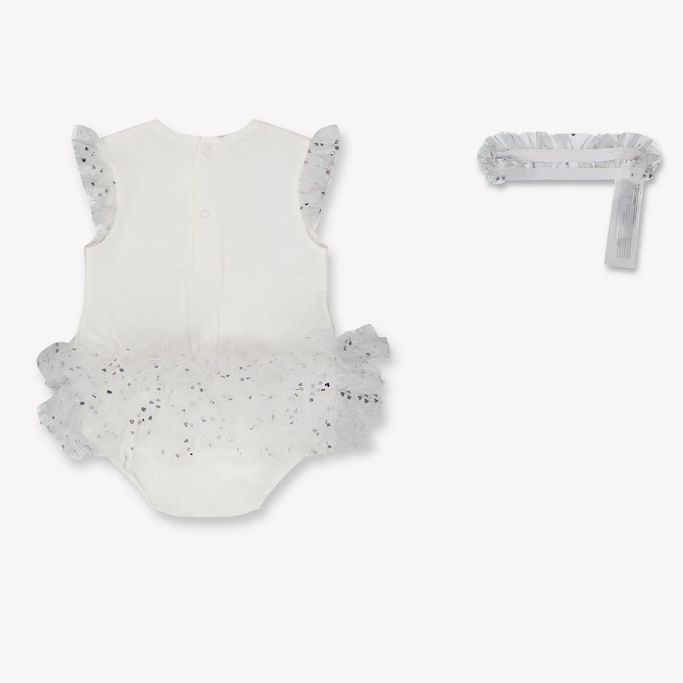 Mayoral Baby Girls Romper In White