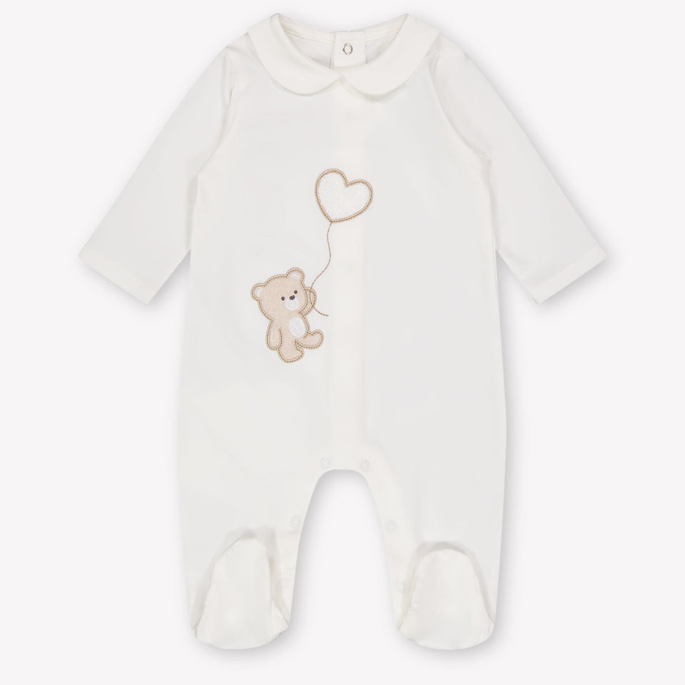 Mayoral Baby Girls Playsuit In OffWhite