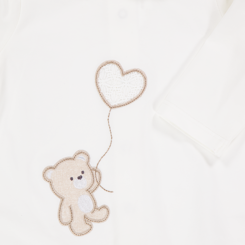 Mayoral Baby Girls Playsuit In OffWhite