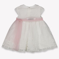 Mayoral Baby Girls Dress In OffWhite