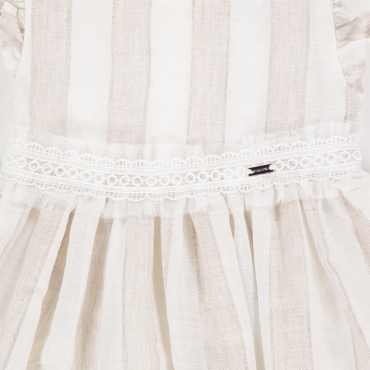 Mayoral Baby Girls Dress In Beige