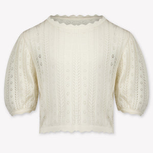 Mayoral Kinder Meisjes T-Shirt In Off White