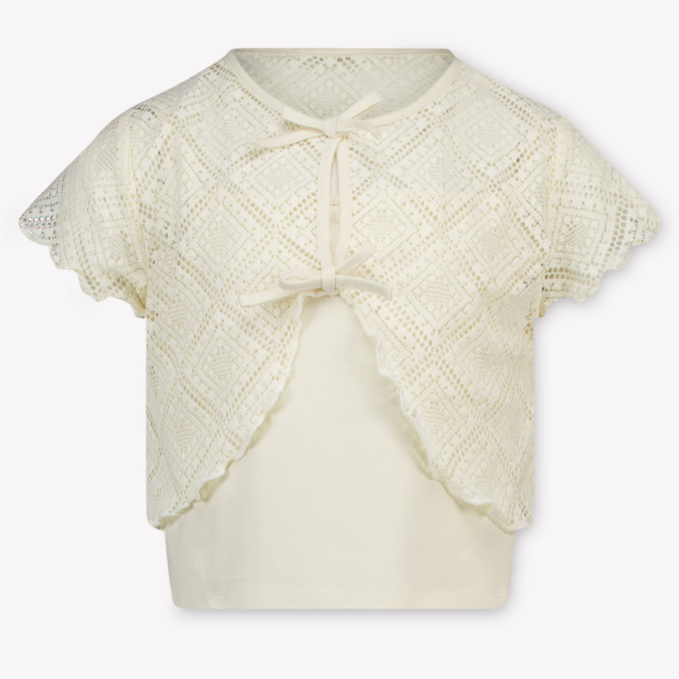 Mayoral Kinder Meisjes Setje In Off White