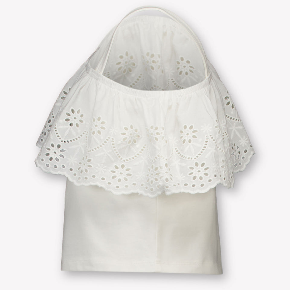 Mayoral Kids Girls T-Shirt In OffWhite