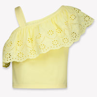 Mayoral Kids Girls T-Shirt In Yellow