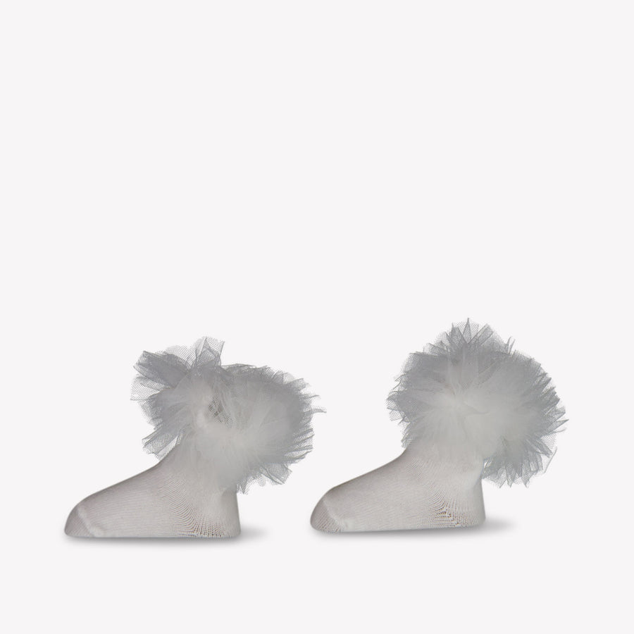 Mayoral Baby Girls Socks In White