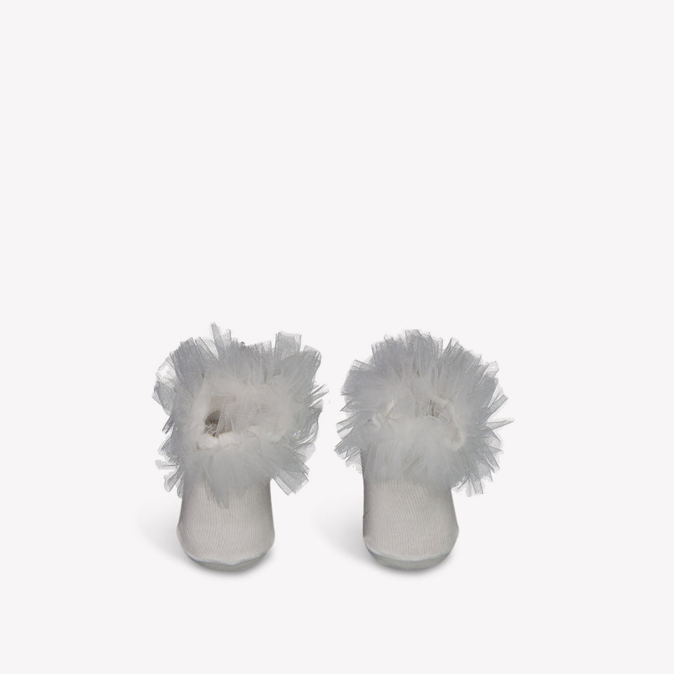 Mayoral Baby Meisjes Sokjes In Wit