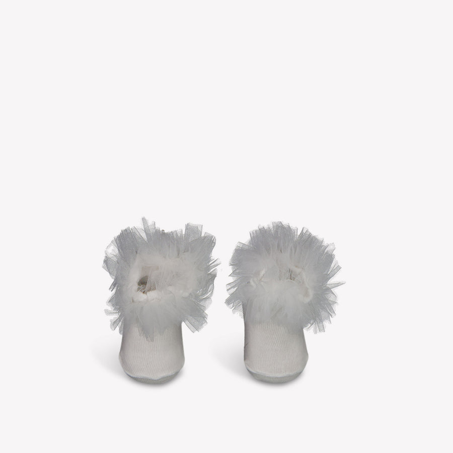 Mayoral Baby Girls Socks In White