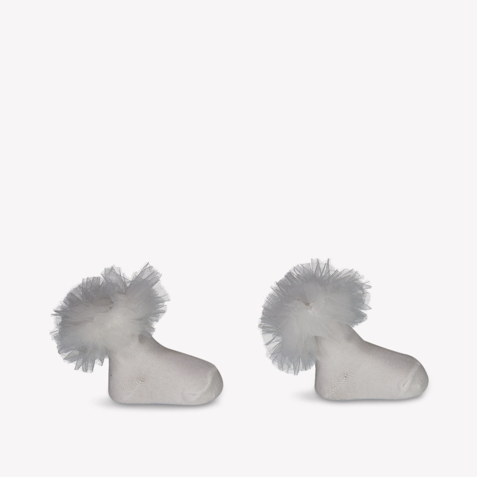 Mayoral Baby Meisjes Sokjes In Wit