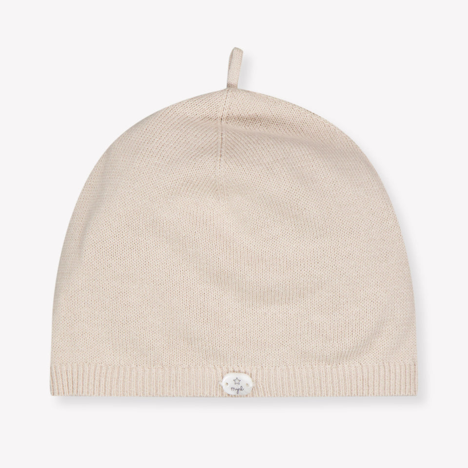 Mayoral Baby Unisex Hat In Light Beige