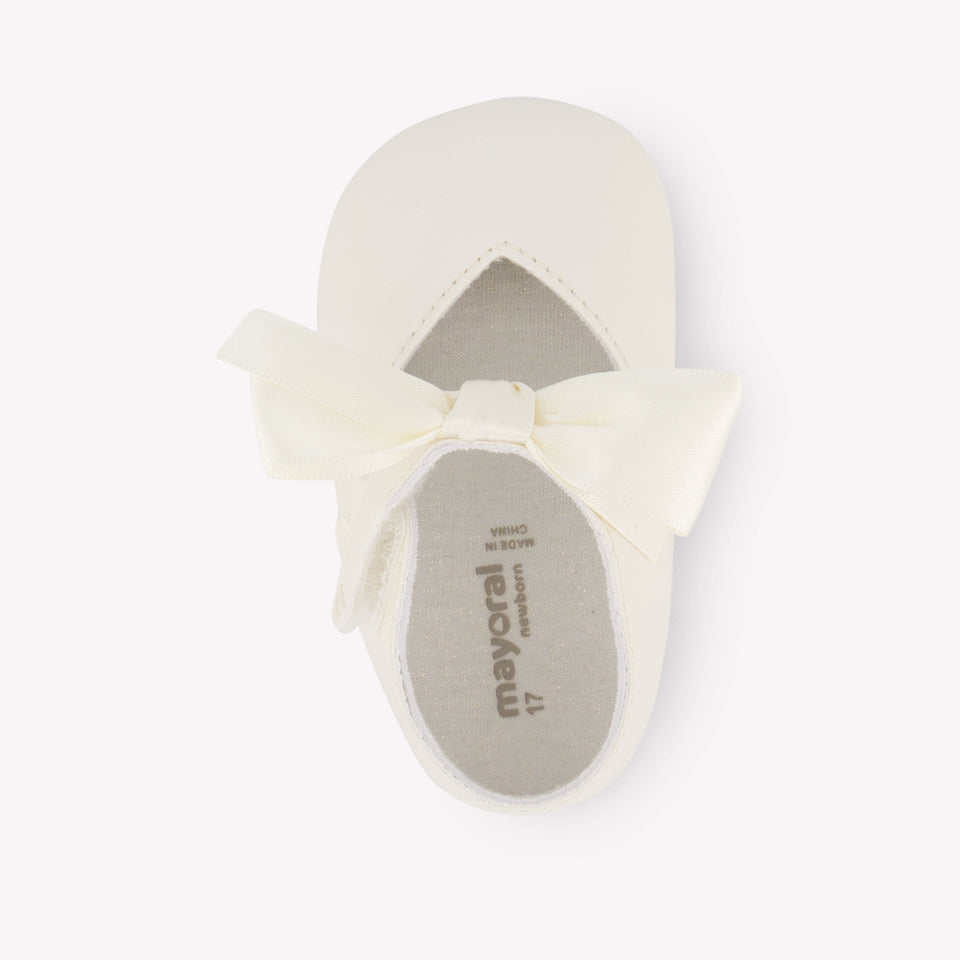 Mayoral Baby Girls Shoes In OffWhite