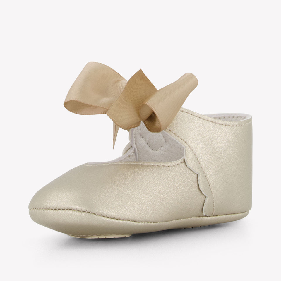Mayoral Baby Girls Shoes In Gold