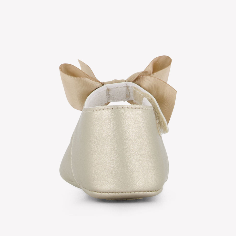 Mayoral Baby Girls Shoes In Gold