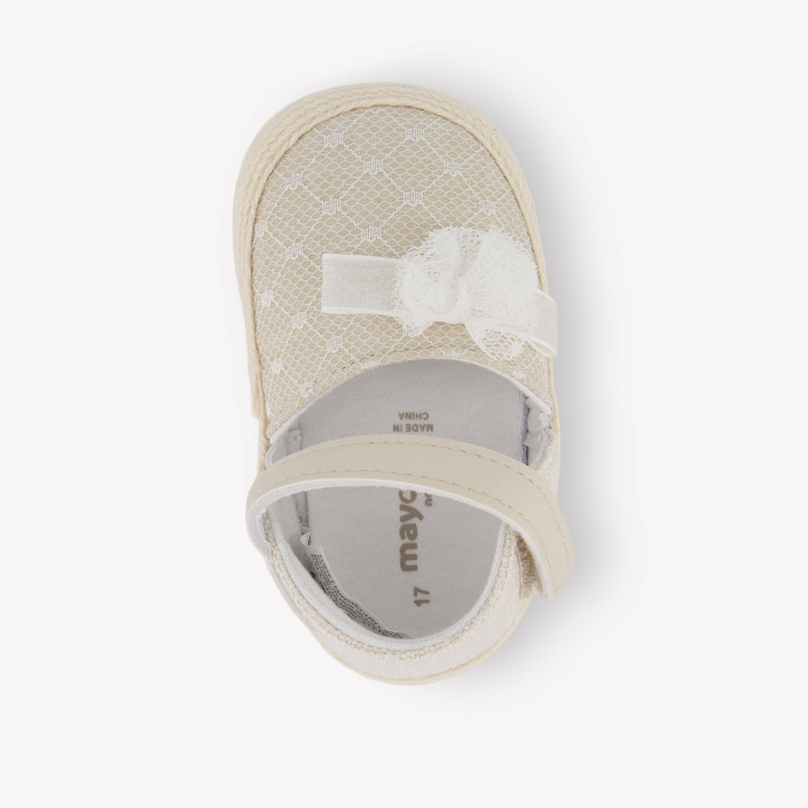 Mayoral Baby Girls Shoes In Beige