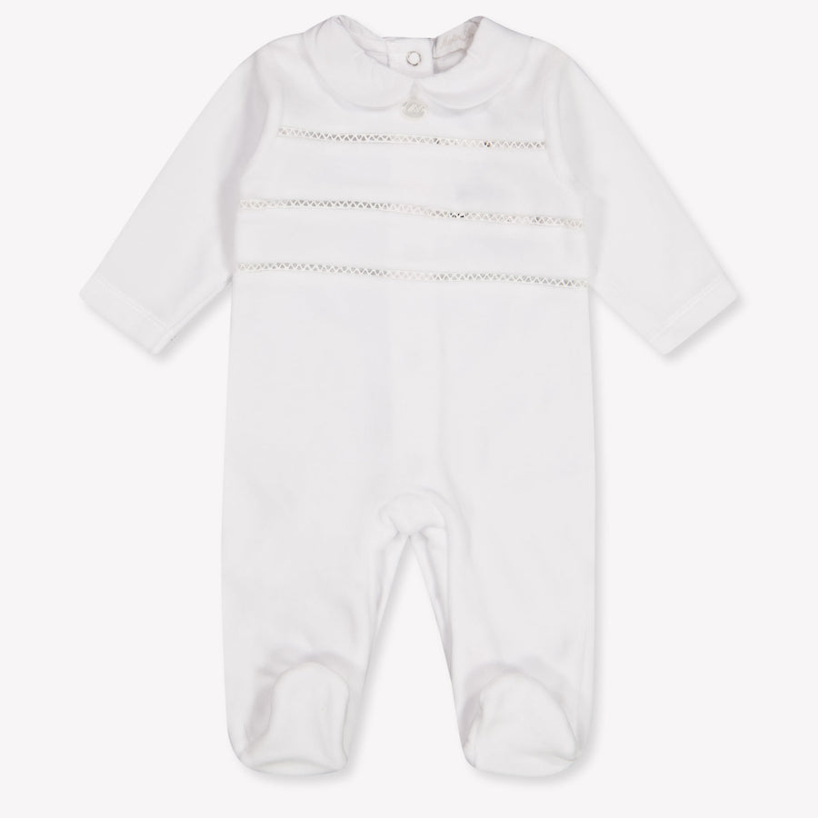 Martin Aranda Baby Unisex Romper in White