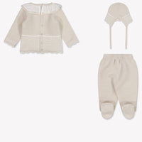 Martin Aranda Baby Meisjes Setje In Beige