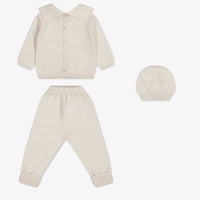 Martin Aranda Baby Girls Playsuit In Light Beige
