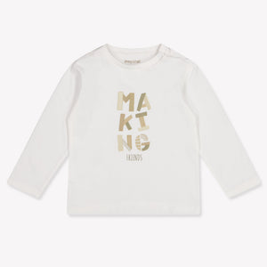 Mayoral Baby Jongens T-Shirt In Off White