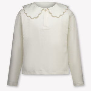 Mayoral Kinder Meisjes Polo In Off White