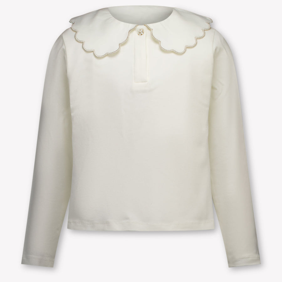 Mayoral Kinder Meisjes Polo In Off White