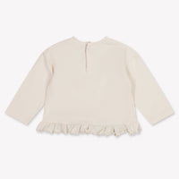 Mayoral Baby Meisjes T-Shirt In Licht Beige