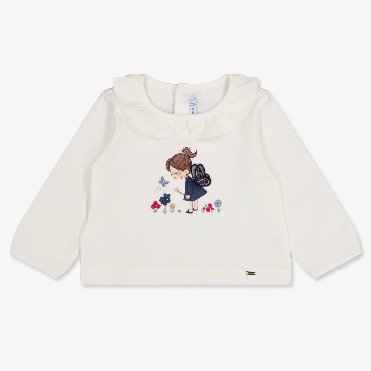 Mayoral Baby Girls T-Shirt In OffWhite
