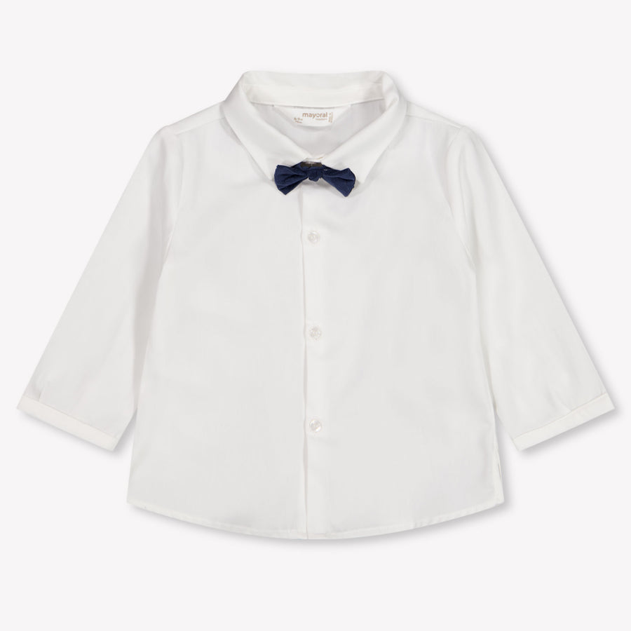 Mayoral Baby Jongens Blouse In Off White