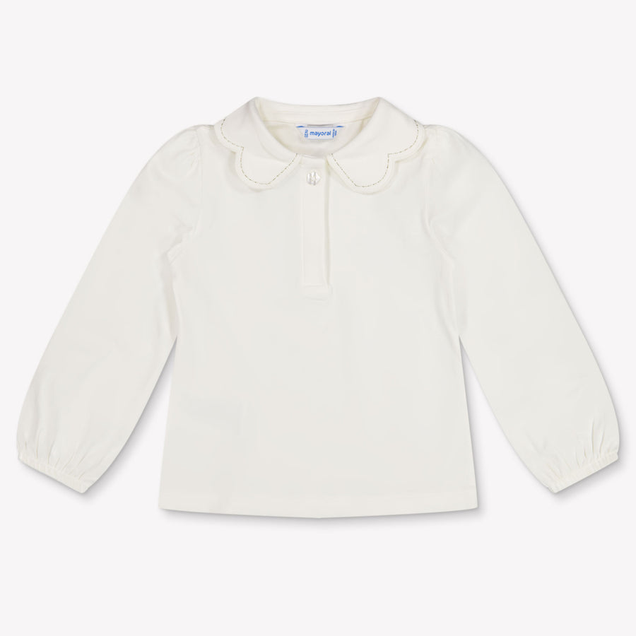 Mayoral Baby Meisjes Polo In Off White