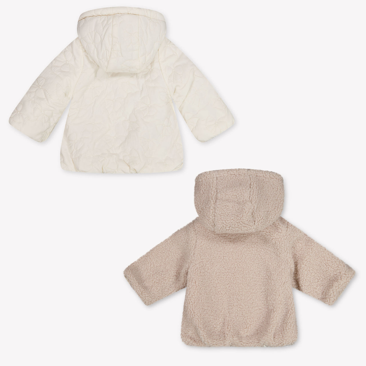Mayoral Baby Meisjes Faux Fur Jas in Beige
