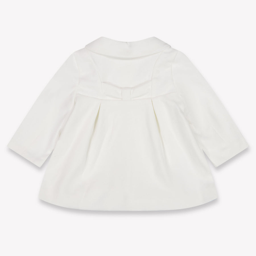 Mayoral Baby Meisjes Winterjas In Off White