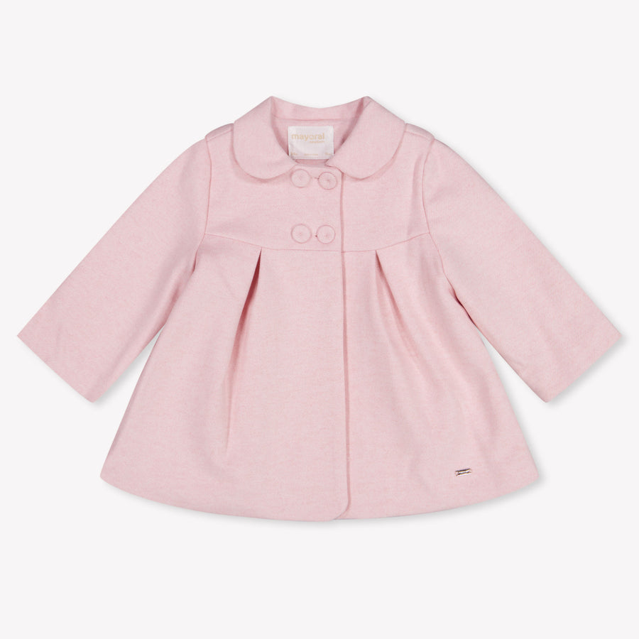 Mayoral Baby Meisjes Winterjas In Licht Roze