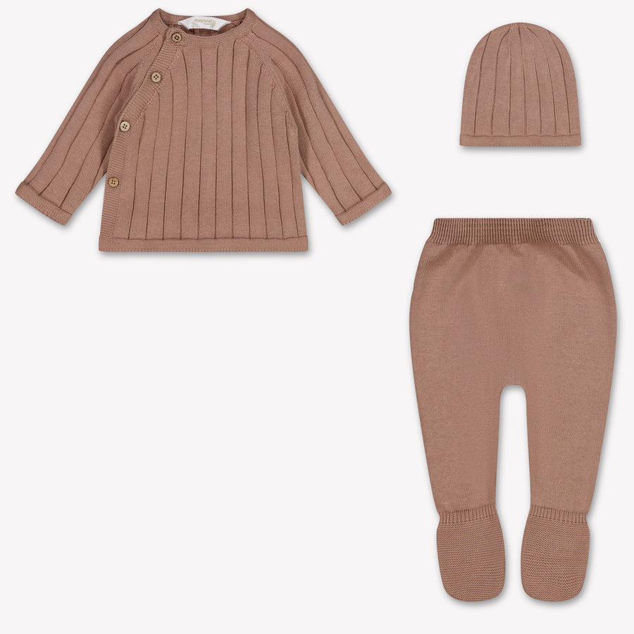 Mayoral Baby Unisex Set in Beige