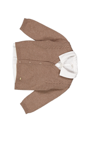 Mayoral Baby Boys Set In Brown