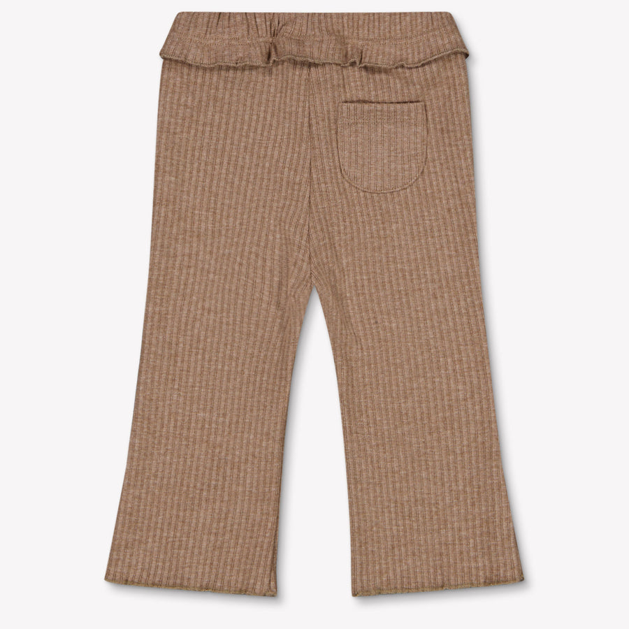 Mayoral Baby Girls Pants In Light Brown