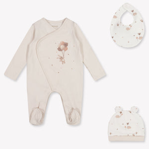 Mayoral Baby Girls Romper in Light Beige