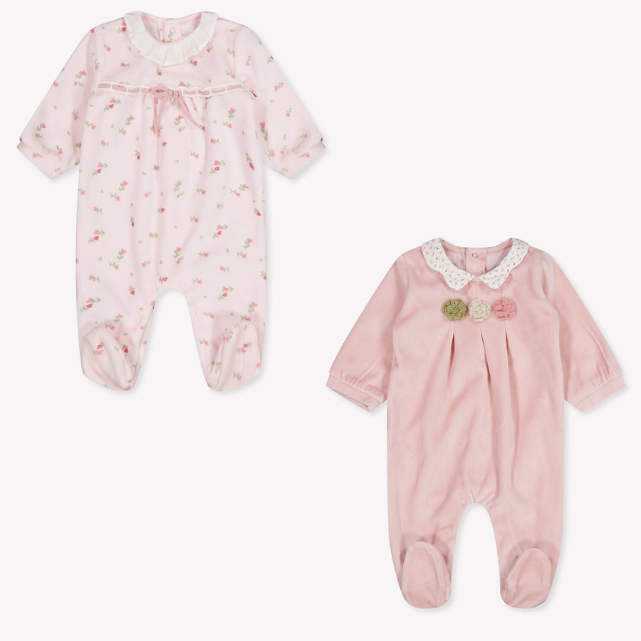 Mayoral Baby Girls Romper in Light Pink