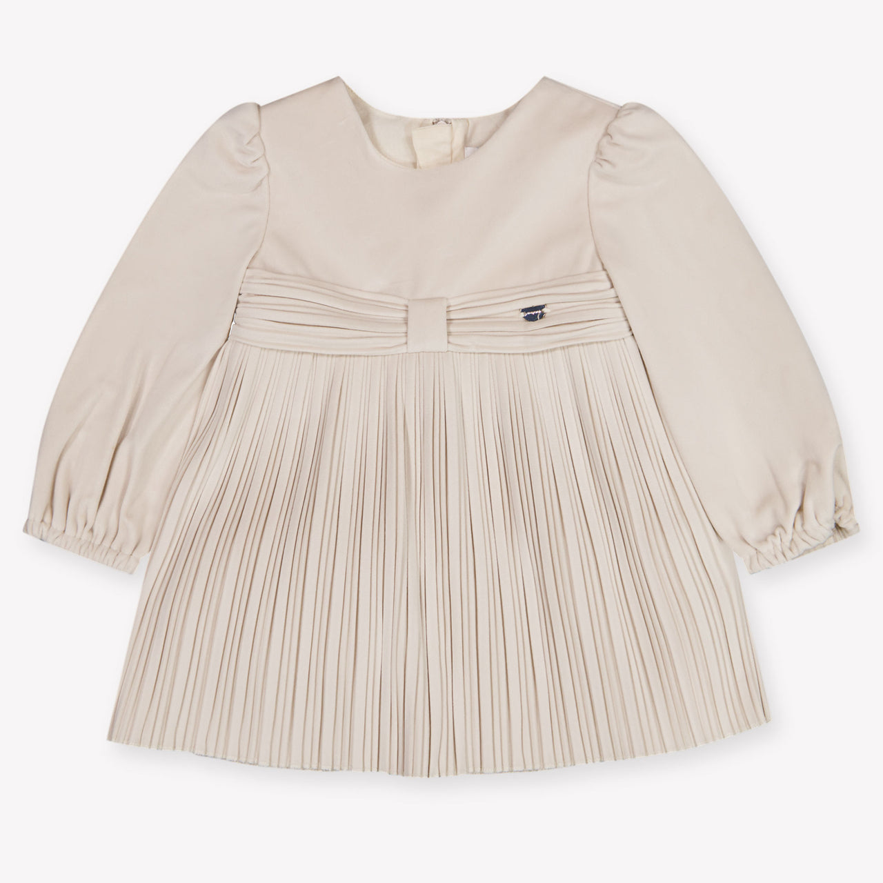 Mayoral Baby Girls Dress in Light Beige