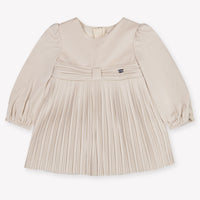 Mayoral Baby Girls Dress in Light Beige