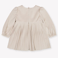 Mayoral Baby Girls Dress in Light Beige