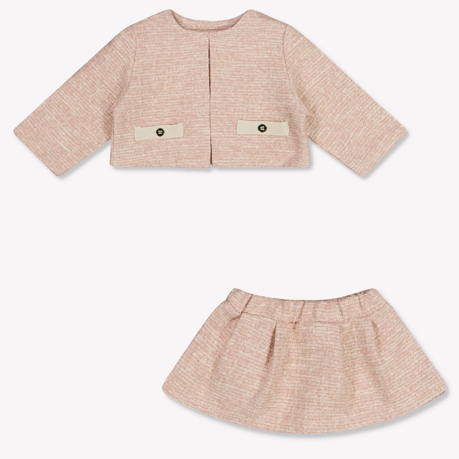 Mayoral Baby Girls Set In Light Pink