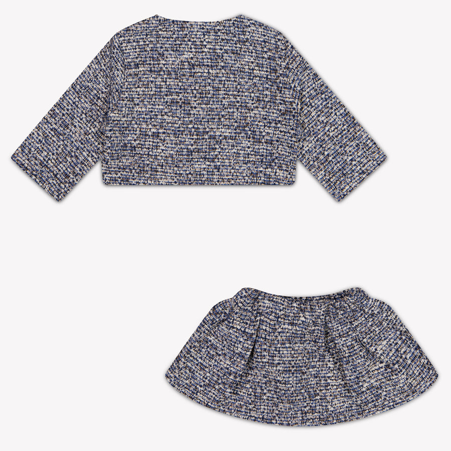 Mayoral Baby Girls Set In Navy