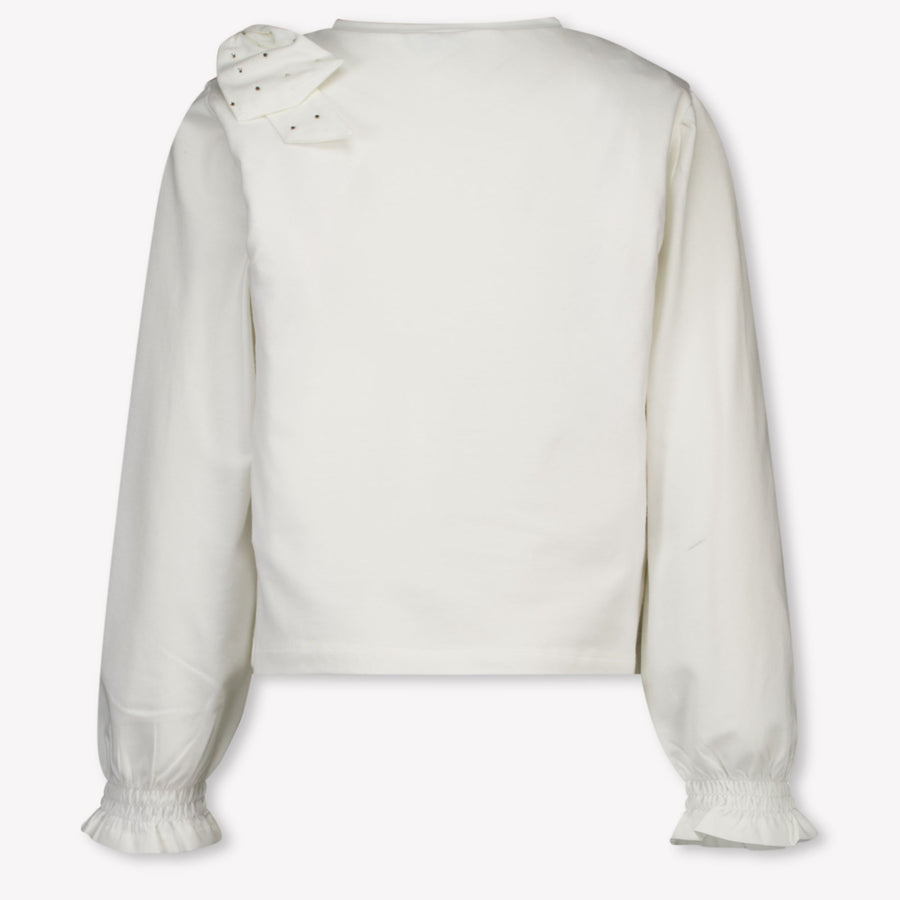 Mayoral Kinder Meisjes T-Shirt In Off White