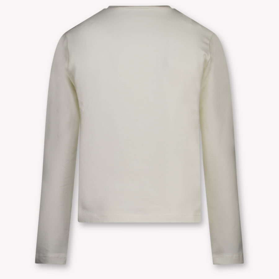 Mayoral Kids Girls T-Shirt In OffWhite