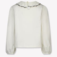 Mayoral Kinder Meisjes Blouse In Off White