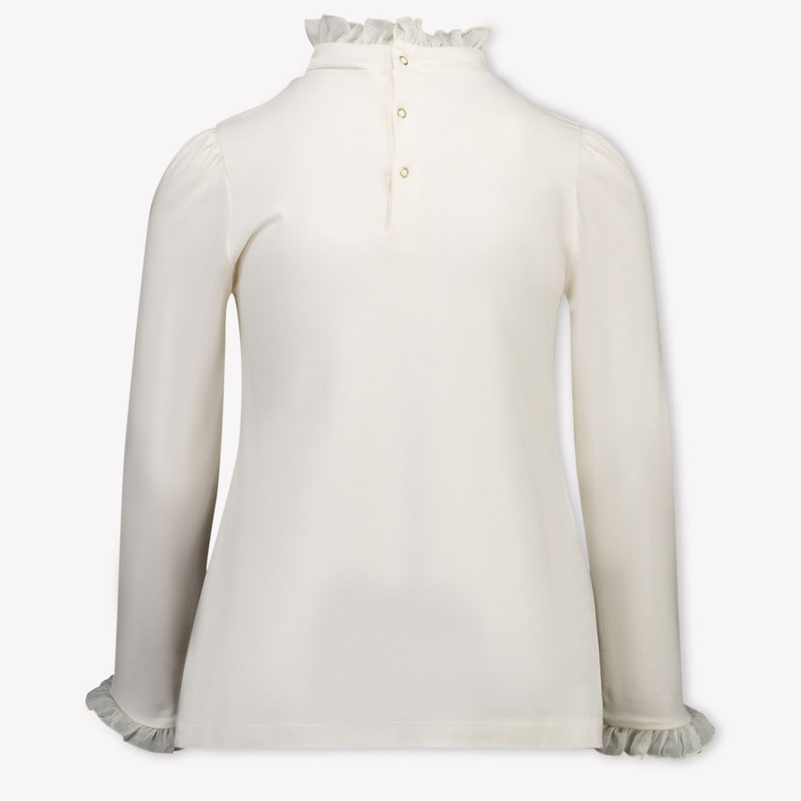 Abel & Lula Kids Girls T-Shirt In OffWhite