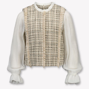 Abel & Lula Kinder Meisjes Setje In Beige